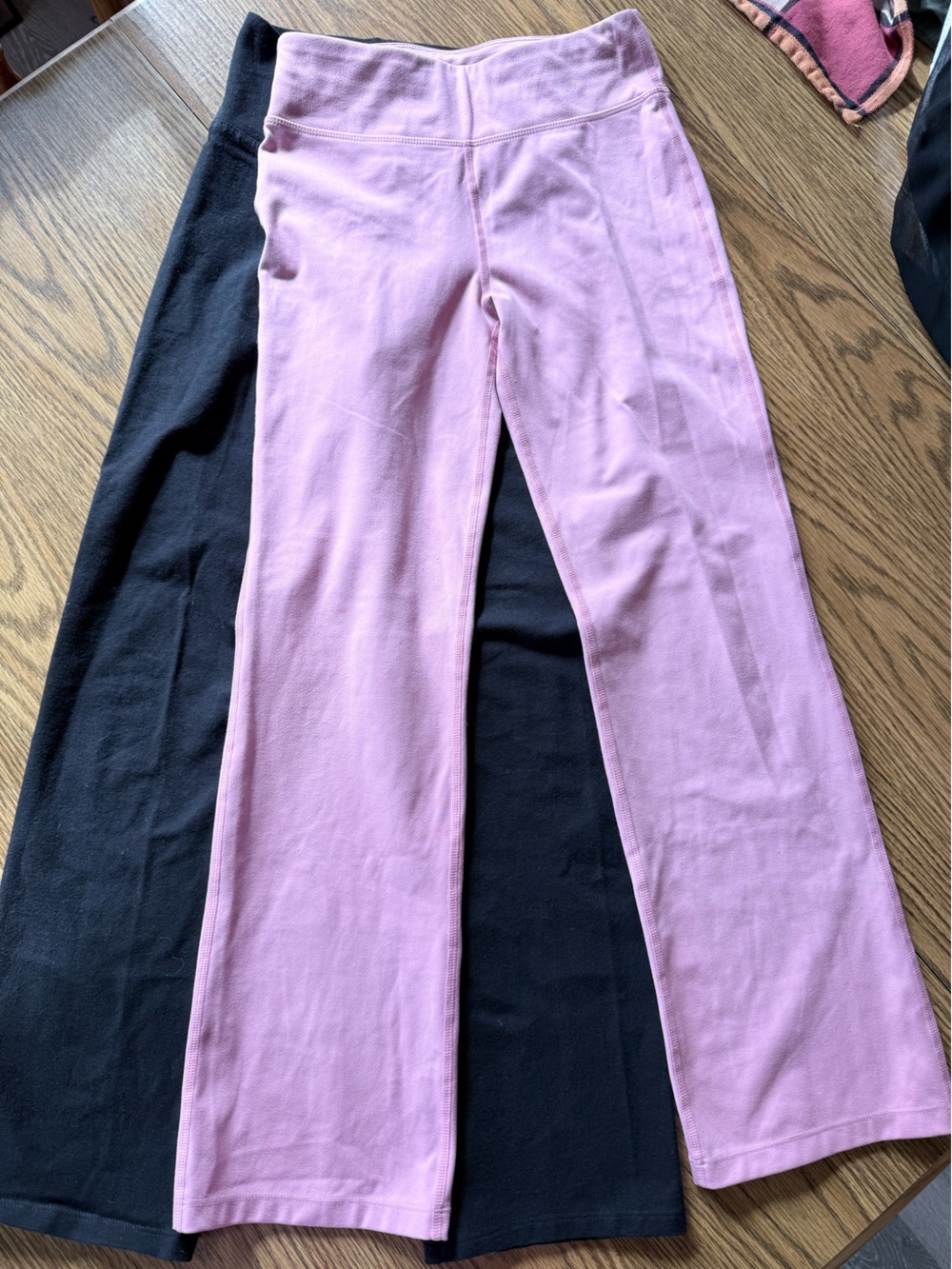 Mondetta &Children’s Place Size 10-12 Dusty Pink & Black Wide Leg Leggings